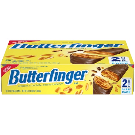 Nestle Nestle Butterfinger Share Pack 3.7 oz. Bars, PK144 00099900100804U